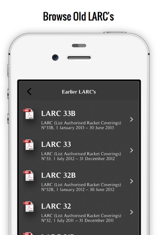 List Racket Coverings - LARC screenshot 4