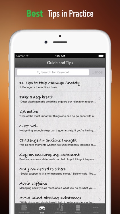 About Anxiety: Solutions Guide with Tutorial Overcoming Video screenshot-3