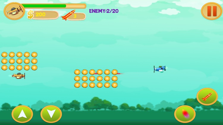 Air Fighter 2D Battleship – The Modern Air Combat of Aircraft War 2015 screenshot-3