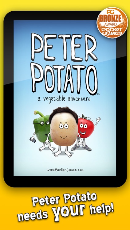 Peter Potato Lite - free vegetable mini games for kids