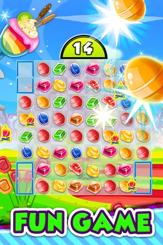 Candy World - sweetest star and match-3 angry juice heroes swap free screenshot 4