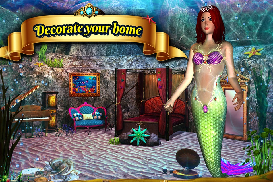Cute Mermaid Simulator 3D screenshot 3