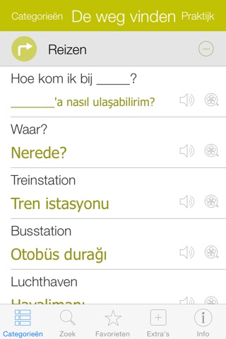 Turkish Video Dictionary - Translate, Learn and Speak with Video Phrasebook screenshot 2