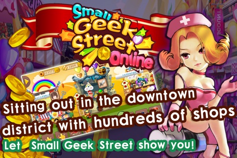 Small Geek Street-Hot collecting puzzle tower defense RPG, modern kingdom, Hero defend Game screenshot 2