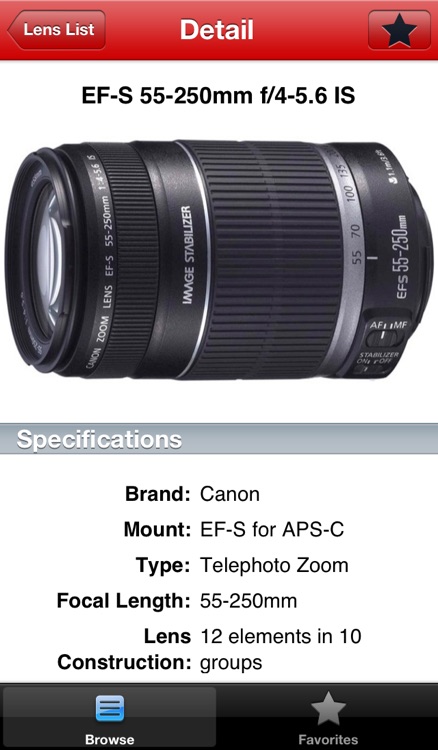 Canon Lens Buddy - Lenses for DSLR Cameras screenshot-3