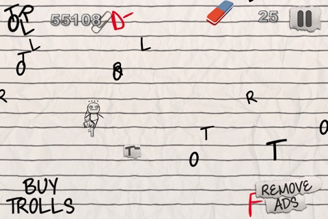 Stickman Jetpack: Paper Doodles screenshot 4