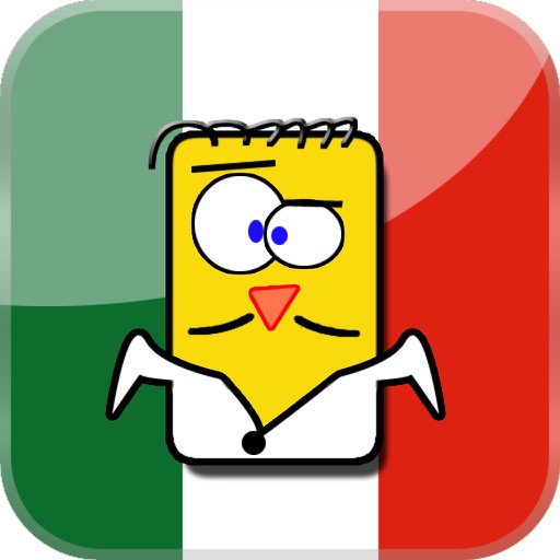 Learn Italian - Pronunciation, Dictionary, Flash-Cards & Fun Language Study Games To Improve & Test Your Italian Vocabulary Icon