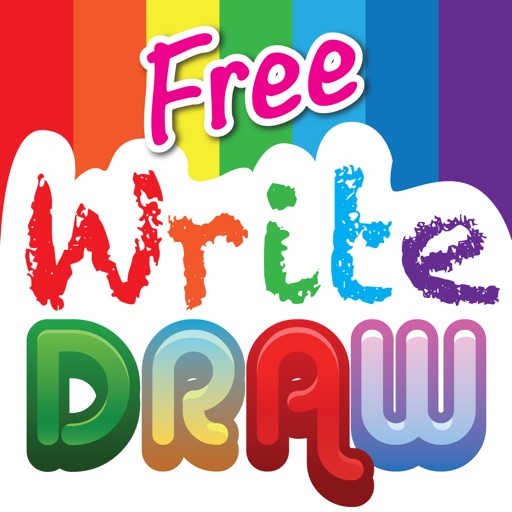 Write Draw Free - Learning Writing, Drawing, Fill Color & Words iOS App