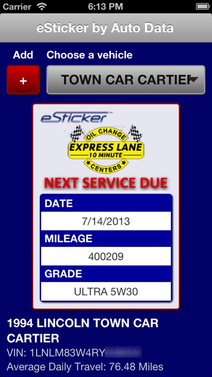 Express Lane 10 Minute Oil Change