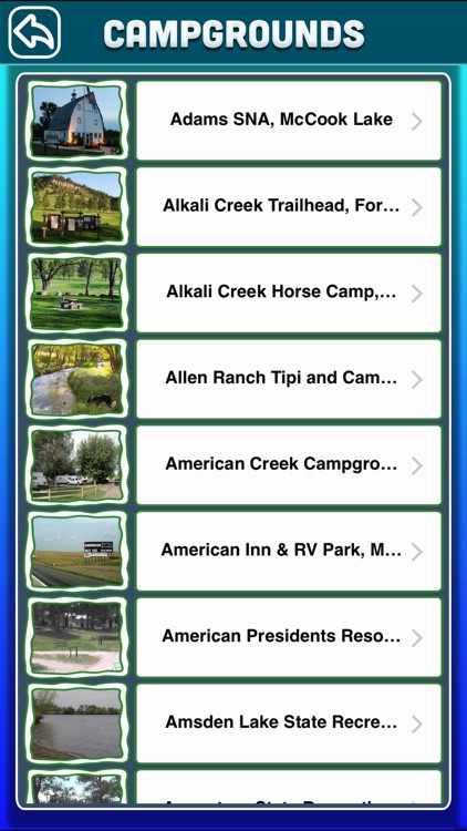 South Dakota Campgrounds & RV Parks