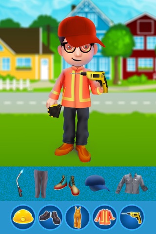 Dress Up Builder Bill - Fun Kids Game screenshot 4