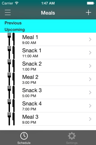 Meal Reminder screenshot 2