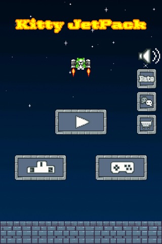 Kitty Jetpack-a very tortuous  Pixel adventure game!Not flappy Not 2048!Not bird! screenshot 2