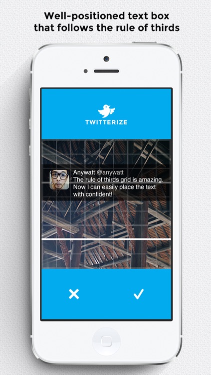 Twitterize Lite : Put words on pictures for Instagram, Twitter, and Facebook