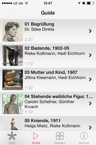 Generation Guide – Lehmbruck Schlüsselwerke screenshot 2