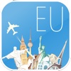 ヨーロッパ オフラインマップ＆フライト。航空券、空港、レンタカー、予約のホテル。無料のナビゲーション。