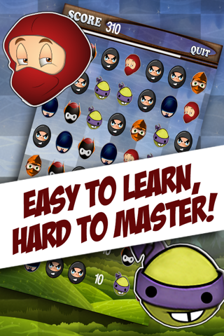 Killer Ninja Match: Master Strategy 3-Match Game screenshot 2