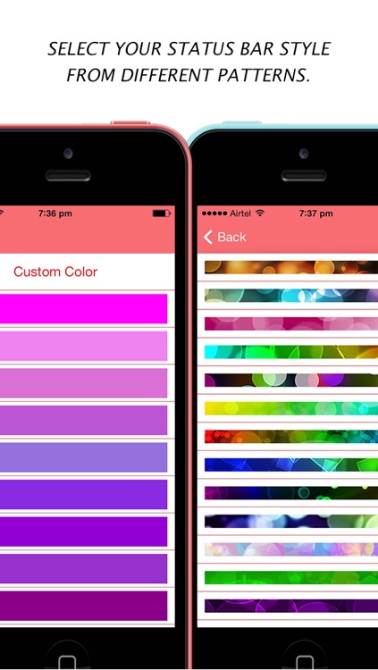 Color Status Bars - Pimp Out a Colorful Status Bar And Get A Cool Customized Designed TimeBar for iOS 7