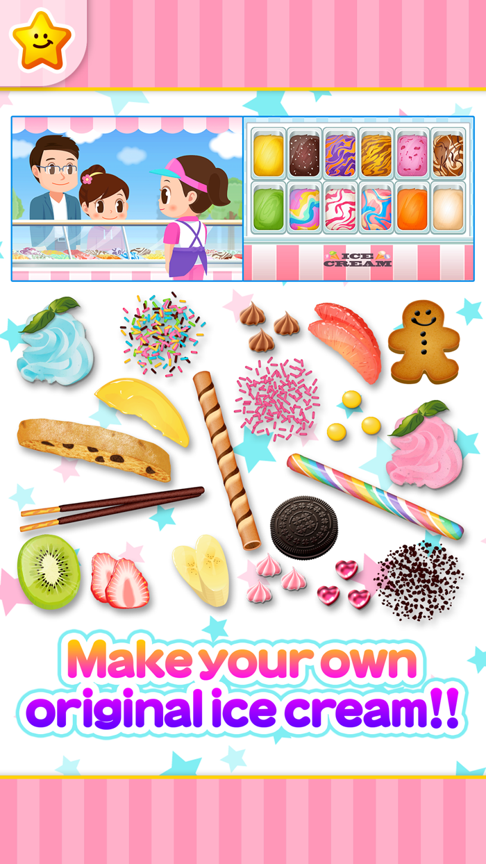 Lets do pretend Ice-cream shop - Work Experience-Based Brain Training App