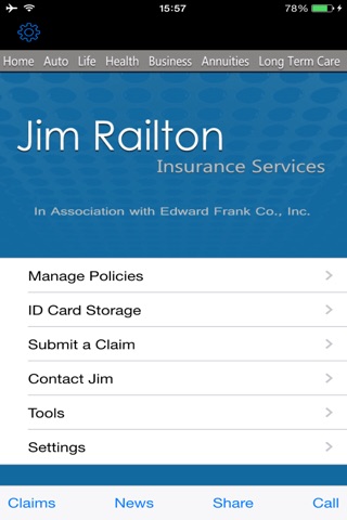 Jim Railton Insurance Services screenshot 2