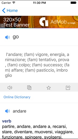 Italian English Dictionary Free(圖2)-速報App