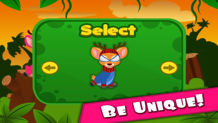 Dorine The Cute Deer In Jungle Land - Super Jump Adventure HD FREE screenshot-3