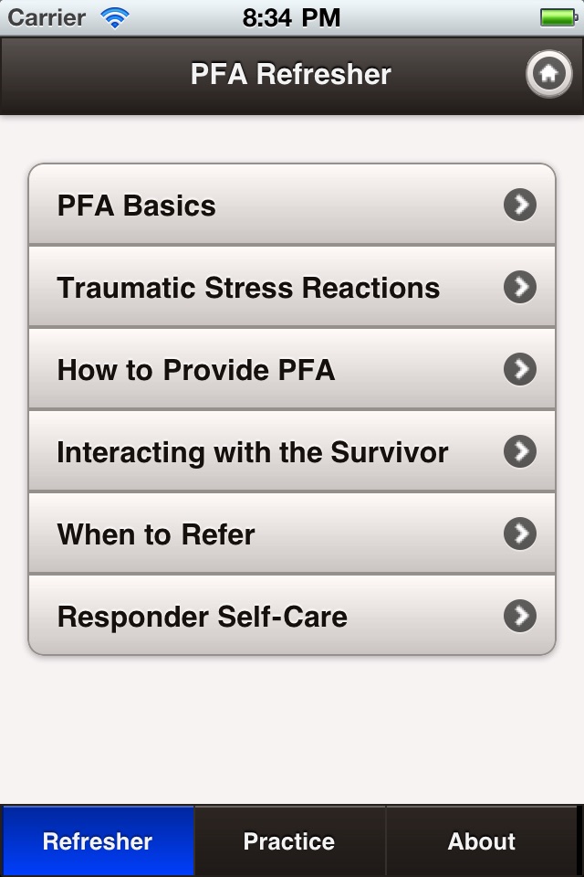 Psychological First Aid (PFA) Tutorial screenshot 2