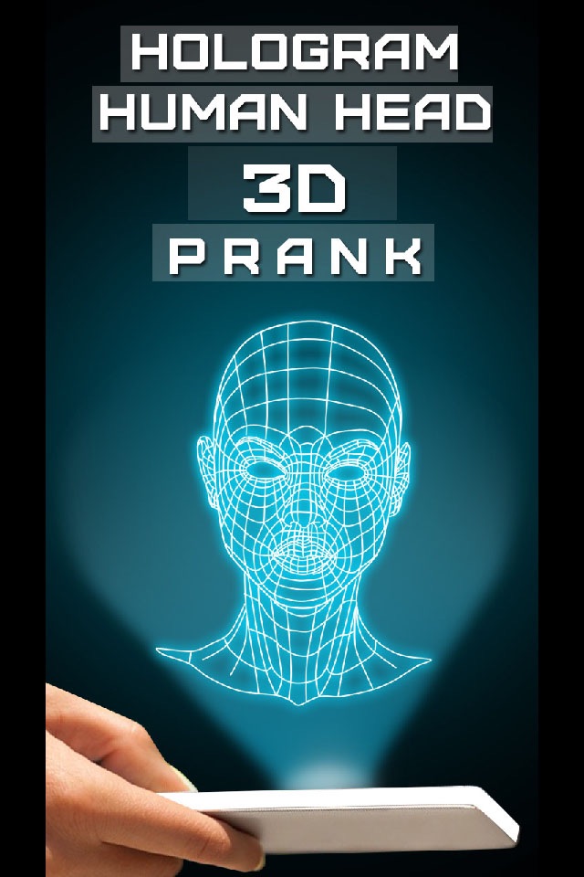 Hologram Human Head 3D Prank screenshot 3