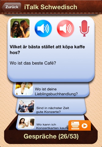 iTalk Swedish: Conversation guide - Learn to speak a language with audio phrasebook, vocabulary expressions, grammar exercises and tests for english speakers HD screenshot 3