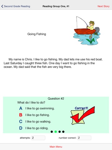 Second Grade Reading Comprehension-Free Version screenshot 2