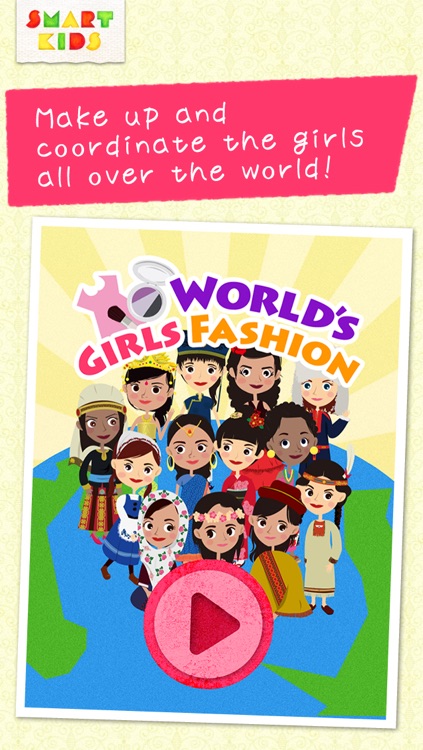 World's girls fashion -Game of dress-up ethnic costumes and make-up for girls