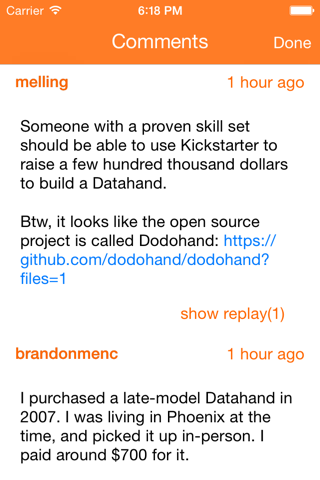 HNBrowser for Hacker News Readers screenshot 3