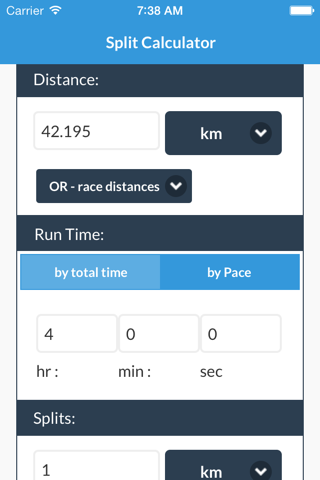 Race Split Planner screenshot 3