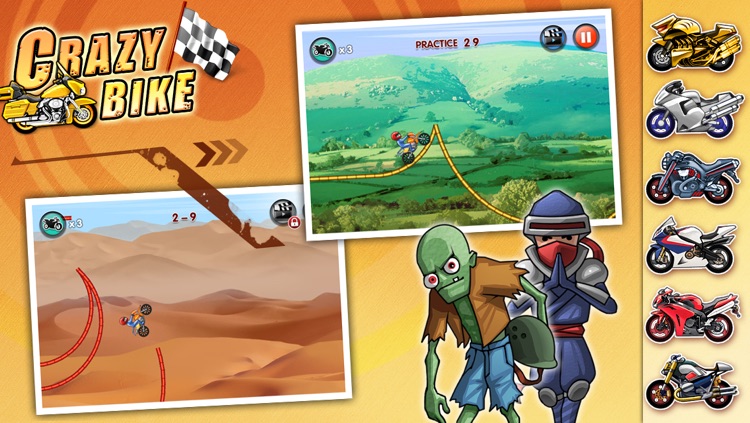 Crazy Bike - Racing games