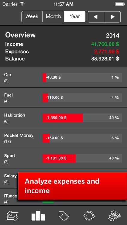 Money Log Ultimate Free - Save your pocket money, track expenses and income