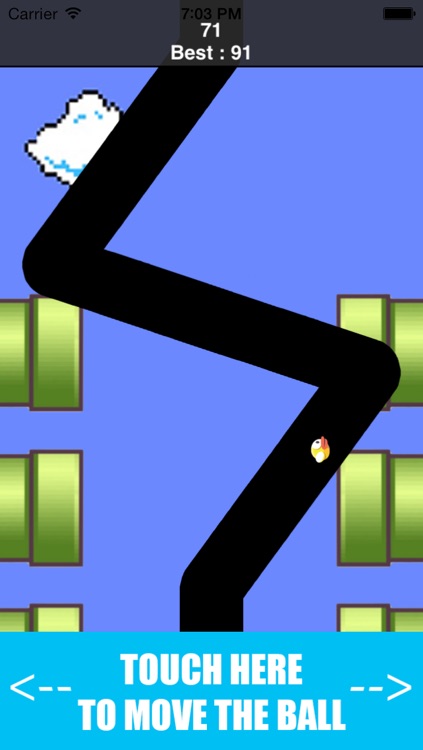 Flappy Stay In The Line - Hard Bird Game
