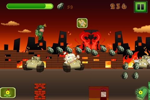 Crazy Jet pack GI John FREE -  Awesome Rocket Rider Hero Adventure screenshot 3