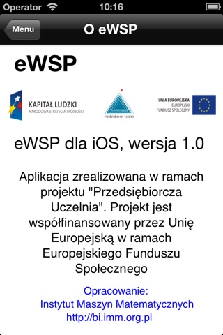 eWSP screenshot 3