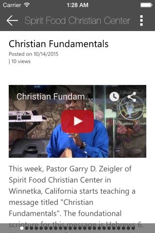 Spirit Food Christian Center screenshot 2