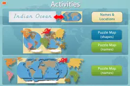 Game screenshot World Continents and Oceans - A Montessori Approach To Geography mod apk
