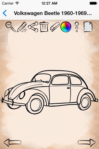 Drawing Ideas Retro Cars screenshot 4