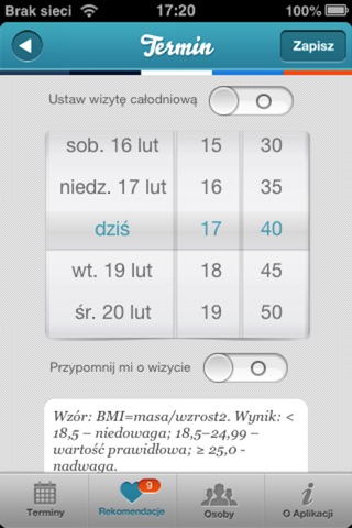 Zdrowy Kalendarz screenshot 4