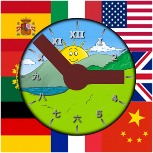 play2learn Multilingual Clock HD