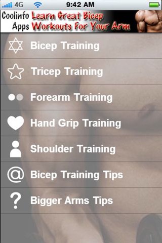 Arm Workout - Learn Great Bicep Workouts For Your Arm screenshot 2