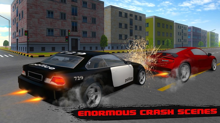 Crazy Police Pursuit Highway Race - Cops Vehicles Driving Simulator and Criminals Escape Silent Mission screenshot-4