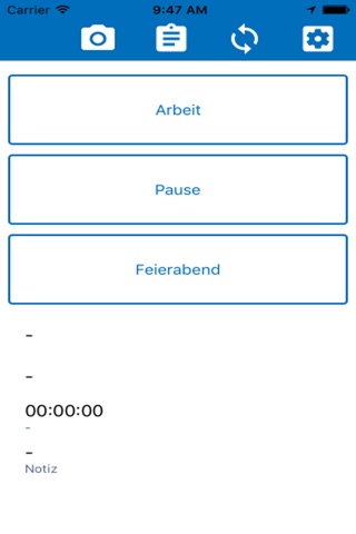 Bizs-Zeiterfassung screenshot 2