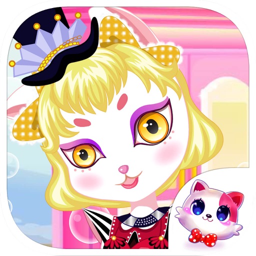 魅力猫族公主 – 女生换装打扮化妆美容美搭时尚沙龙游戏 icon
