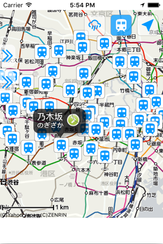 鉄道運行情報路線図 screenshot 3