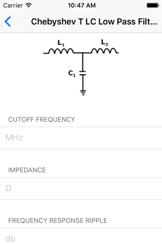 Electronic Filters Calculators - Electrical screenshot 4