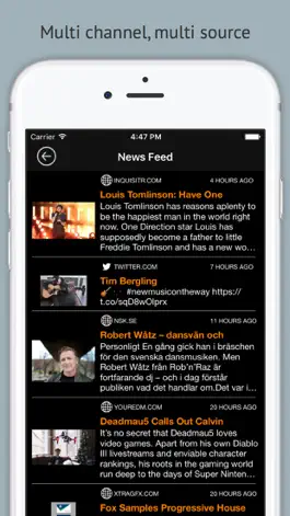 Game screenshot NewsRadar - Black Edition apk